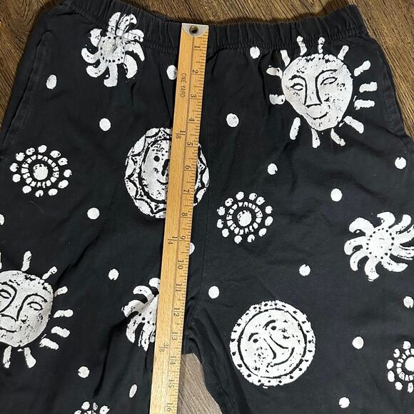 M.MAC Black White Leggings M Petite Suns Silkscreen Boutiqe - Picture 7 of 9